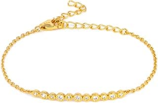 Shaya by Caratlane | 925 Silver|Forever United Bracelet in Gold Plated | Gifts for Womens & Girls