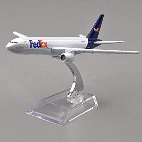 Sage Square 1:300 Scale Metal Model Aircraft|Highly Detailed Souvenir Model Aircraft Collection. (Fedex)|Multicolor