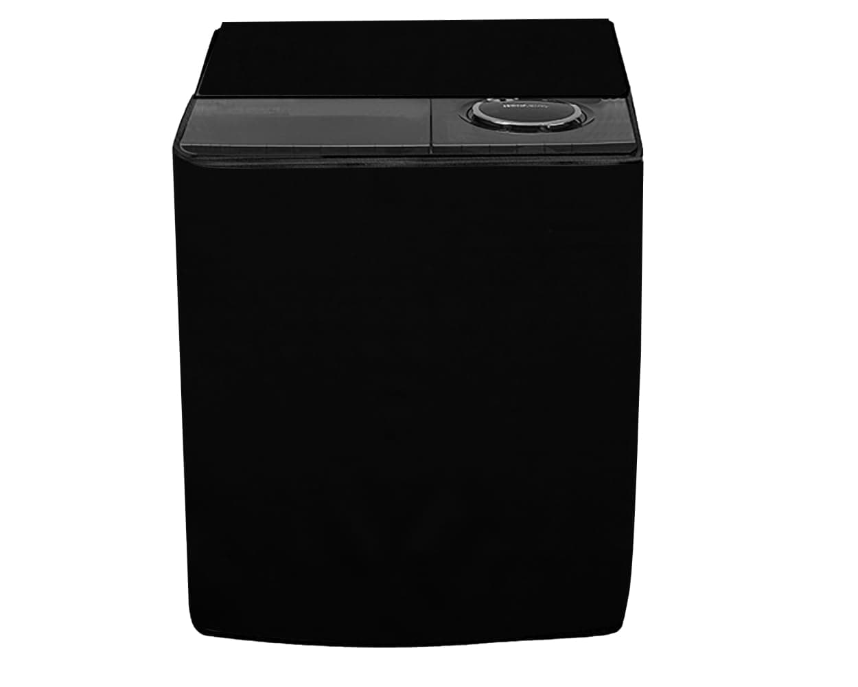 Stylista Polyester Washing Machine Cover Compatible for Samsung 6 Kg Semi-Automatic Top Loading WT60R2000LL Black