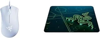 Razer DeathAdder Essential White Edition - 6400 DPI Ergonomic Wired Gaming Mouse - RZ01-03850200-R3M