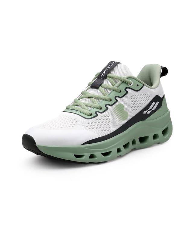 Bacca Bucci Balance Men’s Sports Sneakers | Ultra-Light Jacquard Running Shoes with Cushioned Rebound Sole | EVA + Rubber Heavy-Duty Outsole | All-Day Comfort & Breathable Daily Trainers