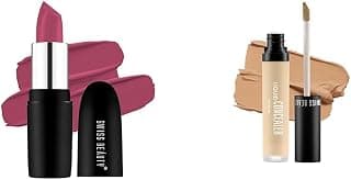 SWISS BEAUTY Pure Matte Lipstick | Long Lasting, Hydrating & Lightweight Lipstick & Swiss Beauty Liquid Light Weight Concealer With Full Coverage