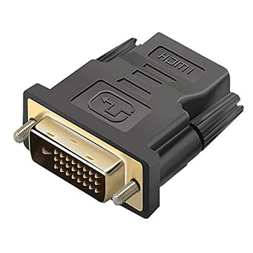 Tobo DVI to HDMI Adapter Bi-Directional DVI Male to HDMI Female Converter. Support 1080P, 3D for PS3, PS4, TV Box, Blu-ray, Projector, HDTV TD-447H