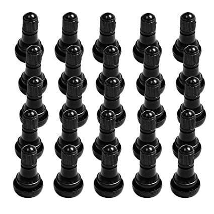 DELUX AUTOMOTIVE® TR-412 Rubber Valve Stem Tubeless Tyre Rim Bike - 50 Pieces