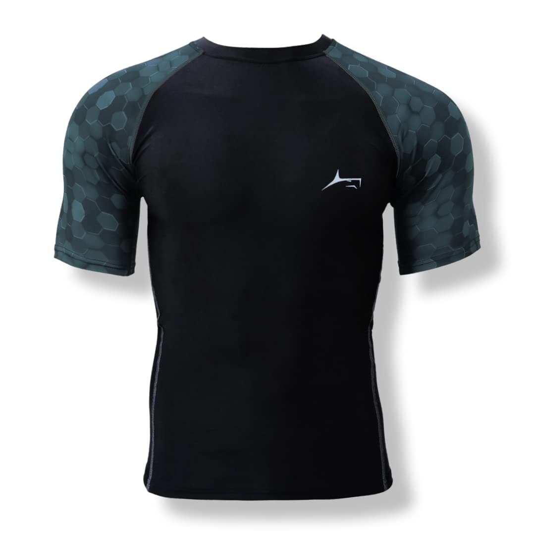 PROSHARX Premium Compression Tights Half Sleeves Dry Fit T-Shirts for High Performance in Gym