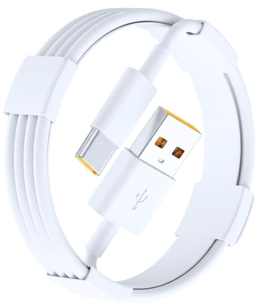 HANYCONY 100w USB Type-C SuperVOOC Data Sync Cable Compatible with Realme 11 Pro+ | 5 Amp High-Speed Charging | Original Charging Speed