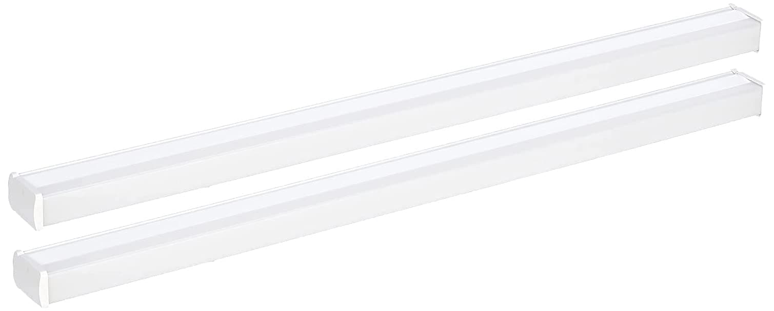 Amazon Basics - 10W LED Batten, Cool White (Pack of 2)