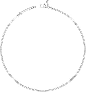 GIVA 925 Silver Classy Anklet,single | Gifts for Women and Girls | With Certificate of Authenticity and 925 Stamp | 6 Months Warranty
