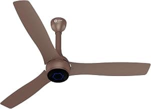 Orient Electric Newly Launched 1200 mm Aeon VC Smart BLDC ceiling fan for home |BEE 5-star rated | IOT Enabled & Remote Control | Two-Way Rotation | 5 year warranty by Orient | Tangerine Brown