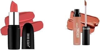 SWISS BEAUTY Pure Matte Creamy Lipstick Shade- Apricot, 3.8gm| Liquid Light Weight Concealer With Full Coverage |Easily Blendable Concealer For Face Makeup With Matte Finish | Shade- Orange, 6g