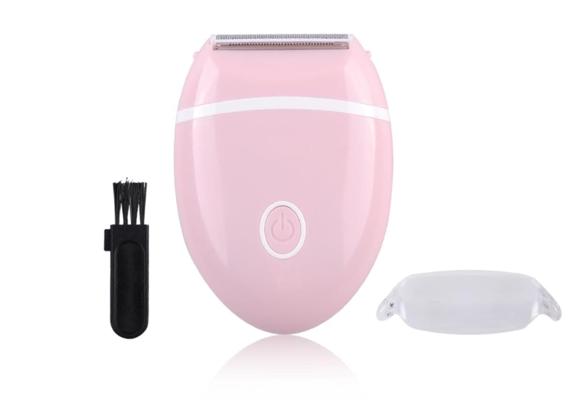 TWINZEN Electric Razors for Women Legs Bikini face Armpit Hair Dry Battery Operated 3-Blade Foil Electric Shaver for Leg Dry & Wet Cordless Portable Women Shaver