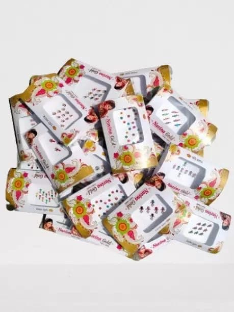 Ublic Store Bindis for Women Small Size | Bindi Booklet for Women and Girls (Multi-Color 6, Pack of 6)