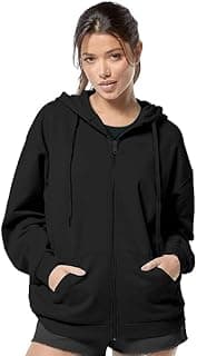 FUNKY MONKEY Women's Cute Hoodies Teen Girl Winter Jacket Sweatshirts Casual Drawstring Clothes Zip Up Hoodie with Pocket