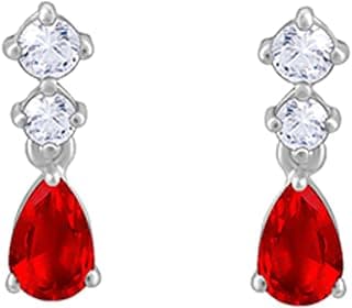 GIVA 925 Silver We Fell in Love Earrings| Gift for Girlfriend | With Certificate of Authenticity and 925 Stamp | 6 Months Warranty