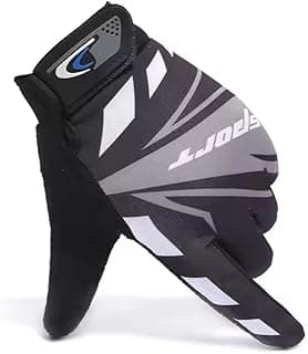 serveuttam Leosportz Cool Biker Motocross Stretchable Gloves Driving Gloves (Grey)