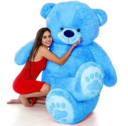 AVSHUB Soft Toy Teddy Bear 7 Feet for Girls Plush Stuffed Animals Soft Toys, Huggable Teddy Bear, Birthday Gift for Kids Boys, Girls, Wife, Girlfriend, Women, Valentine's Christmas Gift (Blue)