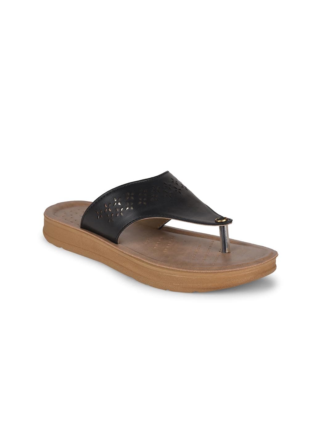 Bata Womens Penny Laser Th. Flats, (6716861)