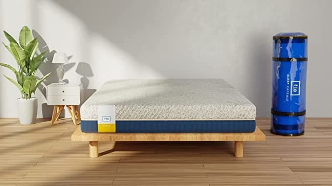 Flo Anti-Gravity™ Charcoal Infused Orthopedic Mattress with ShapeShield™ Technology | Medium Firm Feel | 100% Natural Latex Mattress in Single Size (75x36x5) | 10 Year Warranty