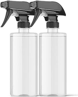 (PACK OF 2) 500 ML SPRAY BOTTAL,Transparent Clear Empty Water Spray Bottles,Water Liquid Sprayer Set for Face, Hair, Garden, Sanitizer, Perfume, and More(PACK OF 2)