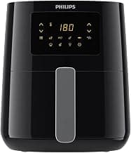 PHILIPS Essential Air Fryer HD9252/70 with Rapid Air Technology, uses up to 90% less fat, 7 Presets Touch Screen