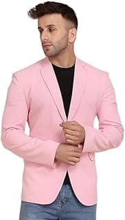 NEXTFLOW FASHION Premium Soft Faux Suede Slim Fit Blazer for All Seasons - Stylish Single-Breasted, Notch Lapel Design for Casual and Formal Wear