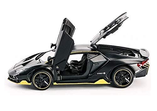 VARIYA ENTERPRISE® 1:32 Lamborghini Squadra Corse Toy Car Metal Pull Back Diecast Car with Openable Door and Sound Light, Gifts Toys for Kids【 】