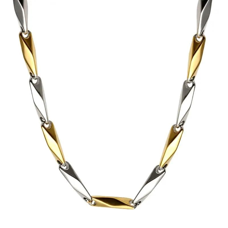 MEENAZ silver chain for men combo necklace for men gold chains for man neck chain for boys mens chain Stainless steel stylish long chains Locket Pendant golden chain fashion-378