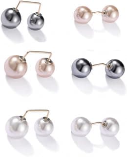 Kofati 6-Piece Faux Pearl Brooch Pins, Perfect for Wedding, Party & Decor Use | Clothes, chest, skirt pants anti-bareness pins, waist-shaping gadget