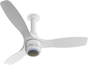 Orient Electric Aero O2 Oxygen Enriching BLDC Ceiling Fan | Newly Launched Air Purifier Fan| Remote Control | Silent Operation | All Season Fan with Reverse Mode | 3 Years Warranty by Orient | White