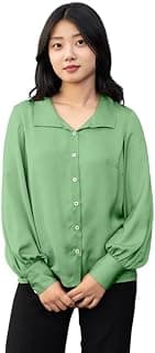 Zink London Women's Solid Mint Regular Shirt