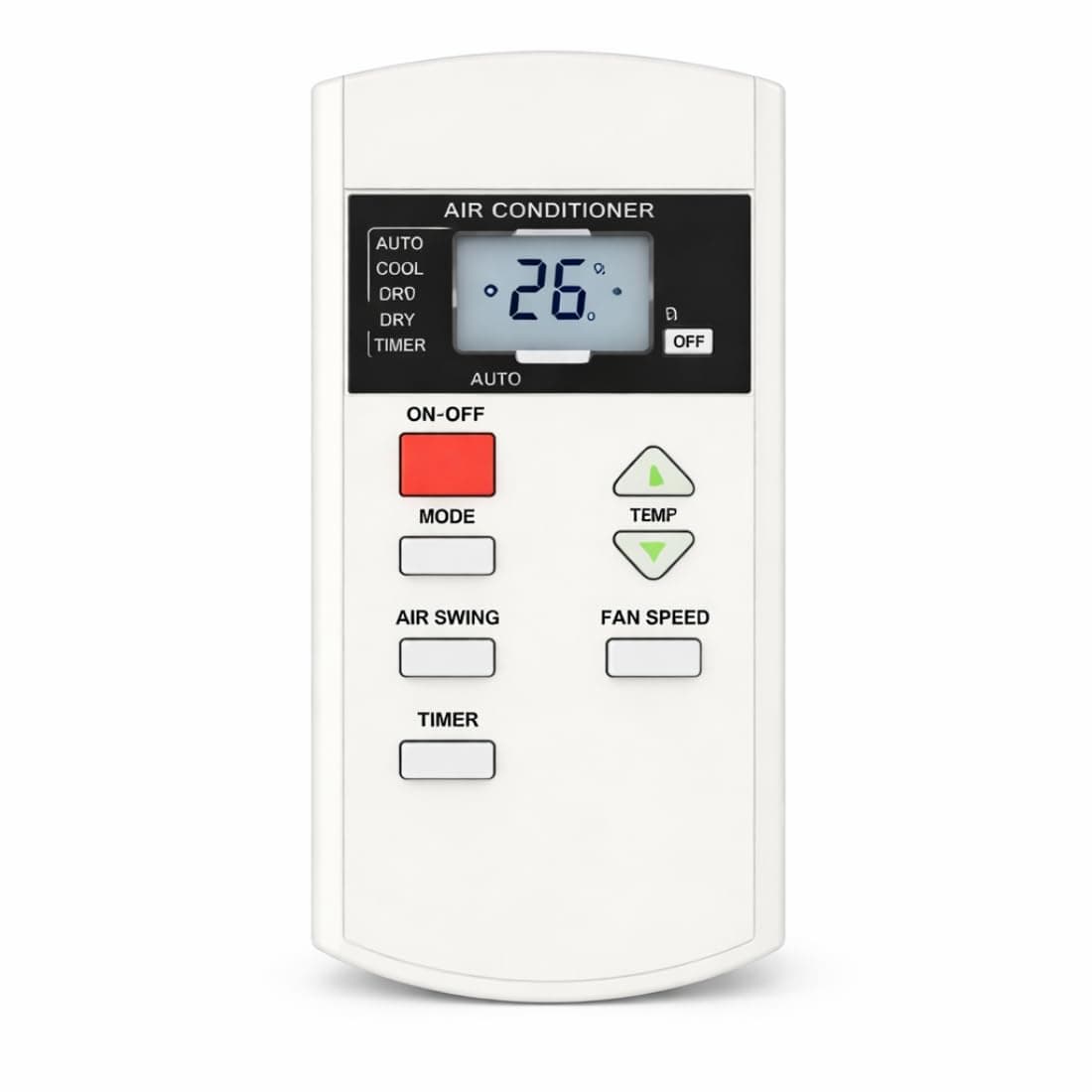 Supreme E-commerce Replacement AC Remote Compatible with Panasonic Split & Window AC (1 Ton, 1.5 Ton, 2 Ton) | Universal AC Remote Control Model 44a | No Setup Required, Match Old Remote
