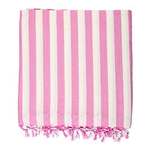Anaaya Creations Bhagalpuri Silky Soft Chadar (White-Pink)
