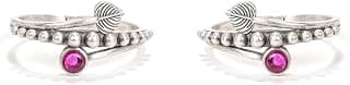 Shaya by CaratLane 925 Silver The Giver Toe Rings Crafted Gifts for Womens & Girls