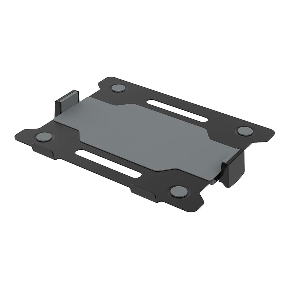 TRANSDESK Laptop Tray for Monitor Arm| Fits Up to 17.3-Inch Laptops| 9 kg Load Capacity| VESA 75x75 & 100x100 Compatible| Anti-Slip Pads| Adjustable Laptop Holder for Dual Monitor Setup