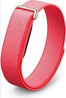 Google Fitbit Air - Screen-Free Fitness Tracker with Sports Activity Tracker, Heart Rate & Sleep Tracker, AI-Powered Personalized Coaching - Raspberry Red