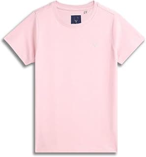 Allen Solly Boys' Crew Neck T-Shirt | Stag Logo | Cotton | Regular Fit | Everyday Kids Casual Wear