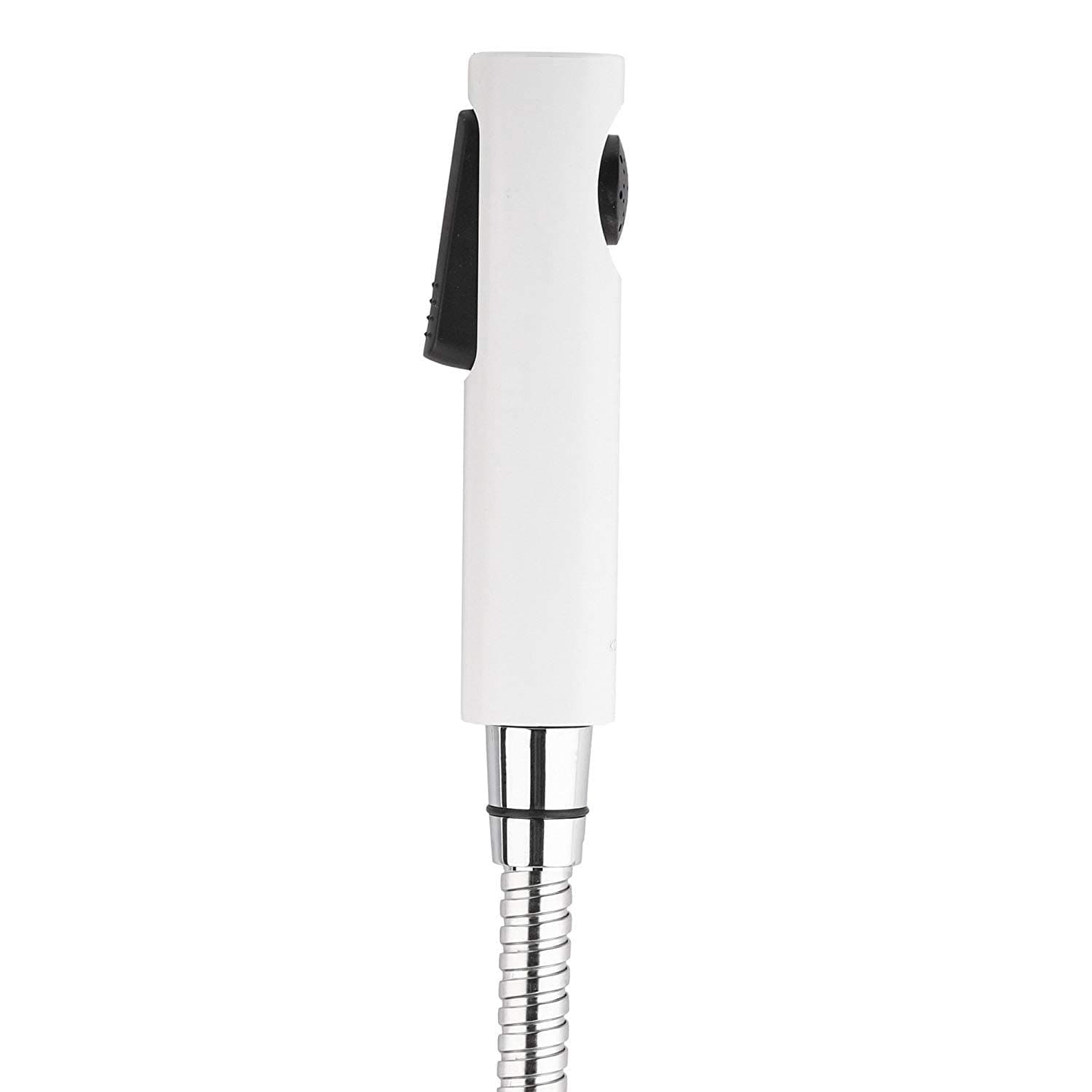 Kohler Cuff Health Faucet for Toilet with Flexible Hose Pipe and Holder | Ideal Toilet Jet Spray for High Water Pressure | Bathroom Jet Spray with Easy Grip Design| White, 1.2 M Hose