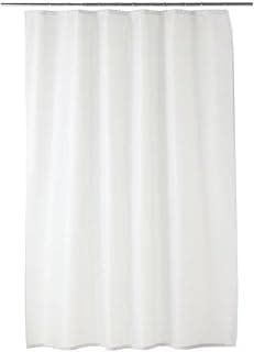Ikea TÄRNAÅN Shower Curtain, White, 180x200 cm, Water Repellent Recycled Polyester