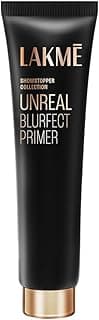 Lakme Unreal Blurfect Primer- Mini, Blurs Pores, Mattifies & Absorbs Excess Oil - Non Sticky skin, Lightweight & Waterproof, Long Lasting Makeup, 10ml