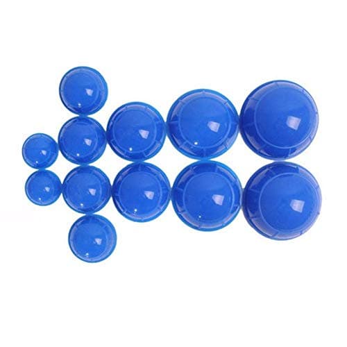 ACP ACUPRESSURE Moisture Anti Cellulite Vacuum Cupping Cup Silicone Family Facial Body Professional Massager Therapy 12Pcs/Set, Blue