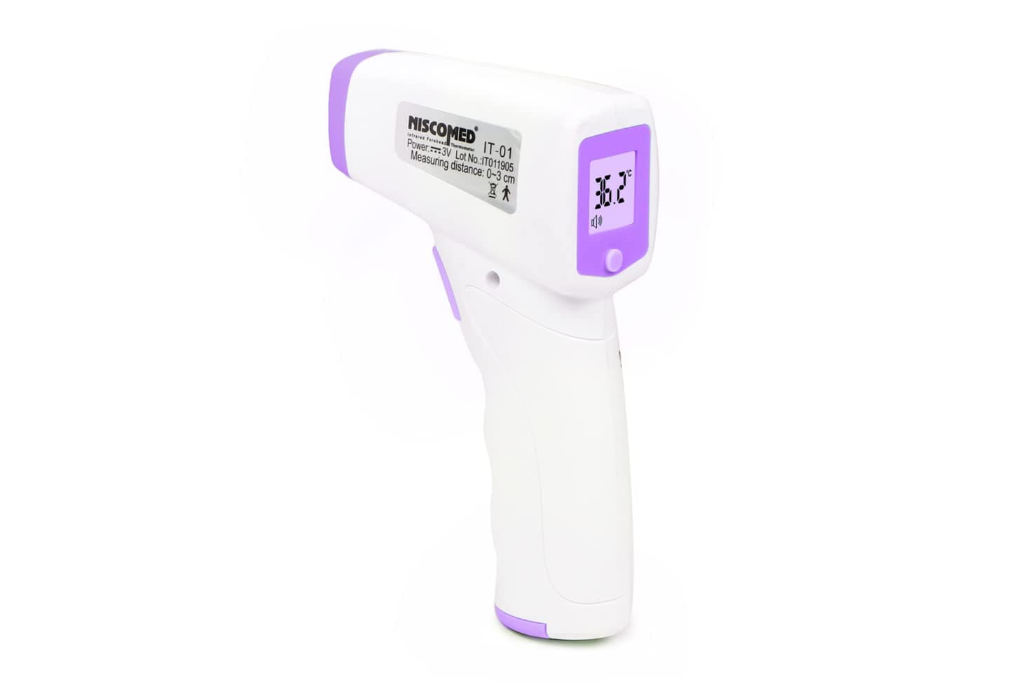 Forehead Digital Infrared Thermometer for Babies and Adults, Quick Measurement of Forehead Temperature in Celsius & Fahrenheit