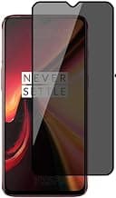 Privacy Antispy Tempered Glass Screen Guard for Oneplus 7T (Black) Antispy Anti Peeping Glass with Easy Installation Kit