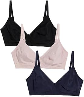 Marks & Spencer Womens Cotton Blend Non Wired & Non Padded Full Cup Bra