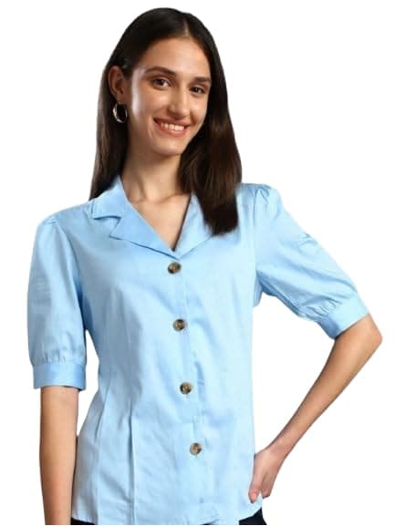Hancock Comfort Fit Pure Cotton Pleated Formal Shirt(16111White)