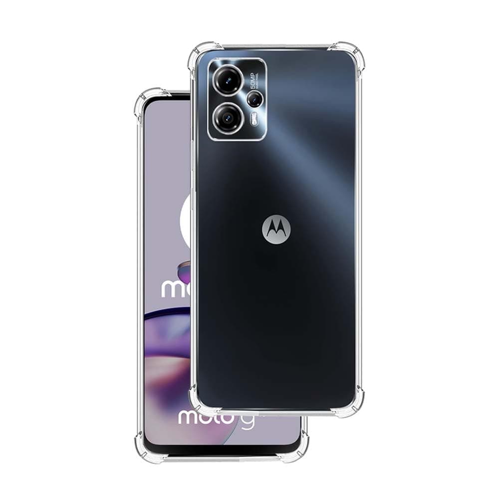 7SEVEN® Back Cover for Motorola G13 Transparent Mobile Back Case Shock Proof Design Camera Edges Protection Crystal Clear Phone Case Silicon Soft TPU and Flexible Bumper Phone Cover