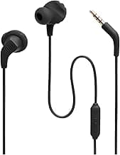 JBL Endurance Run 2 Wired - Waterproof Sport in-Ear Headphones (Black), Small