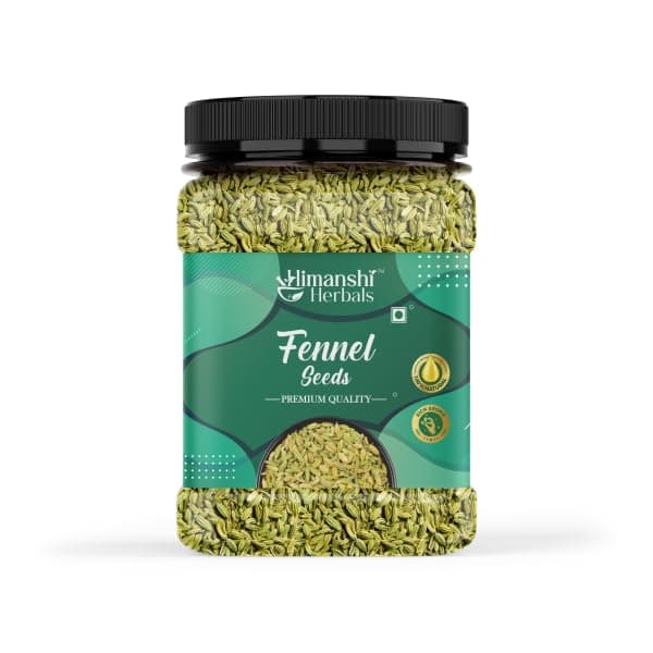 HIMANSHI HERBALS Organic Fennel Seeds (Saunf) 1kg – Natural, Fresh & Aromatic, Saunf for Cooking, Mouth Freshener & Wellness, Rich Flavor, Hygienically Packed