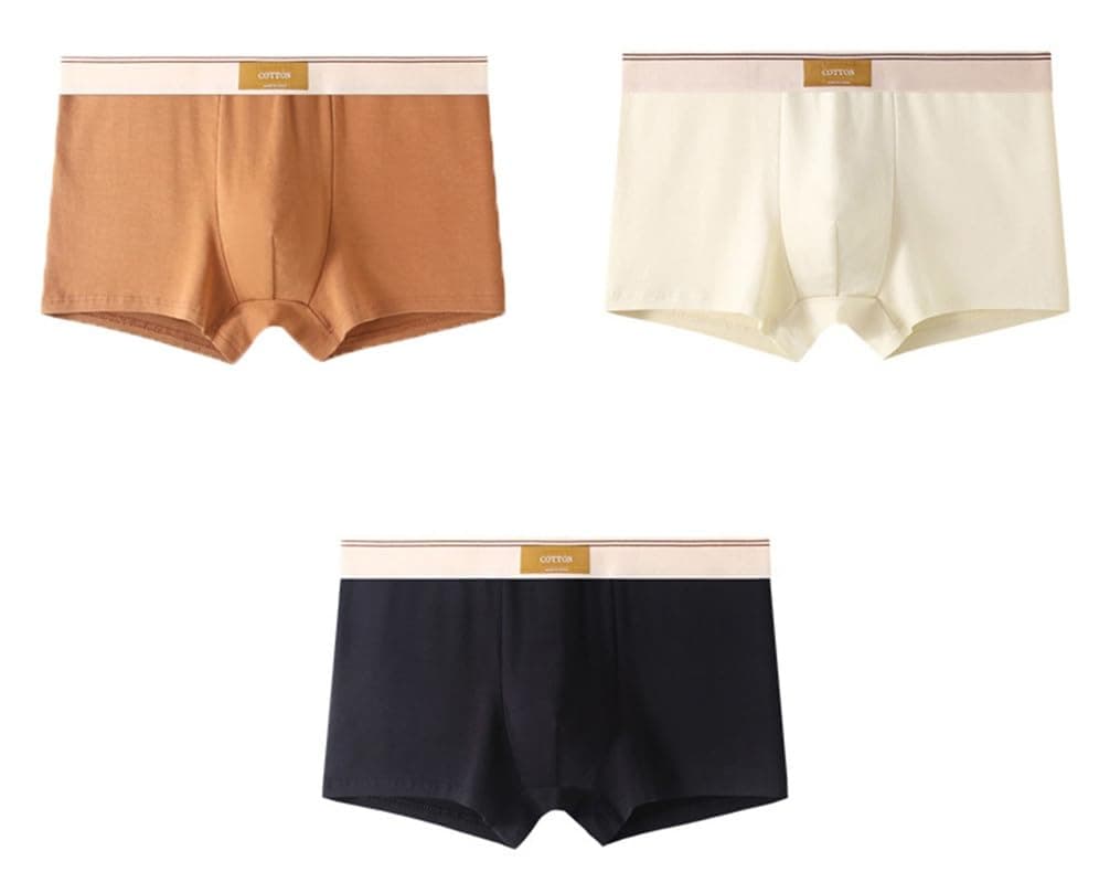 Lymio Men Underwear Trunk | Briefs | Premium Mens Underpants | Breathable Premium Cotton Trunk with Soft Elastic Waistband | Comfortable Stretch Fit | All-Day Fresh (Cotton-Pack of 3)