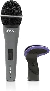 JTS TK-600 Cardioid Dynamic XLR Microphone Without Cable, Grey