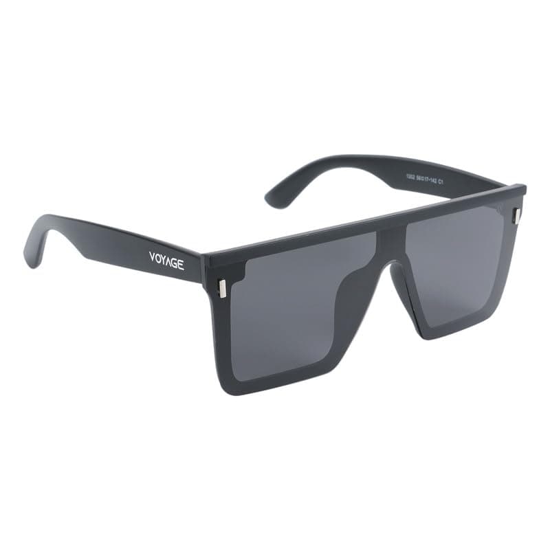 Voyage Polarized Blue & Clear Square Sunglasses for Men & Women
